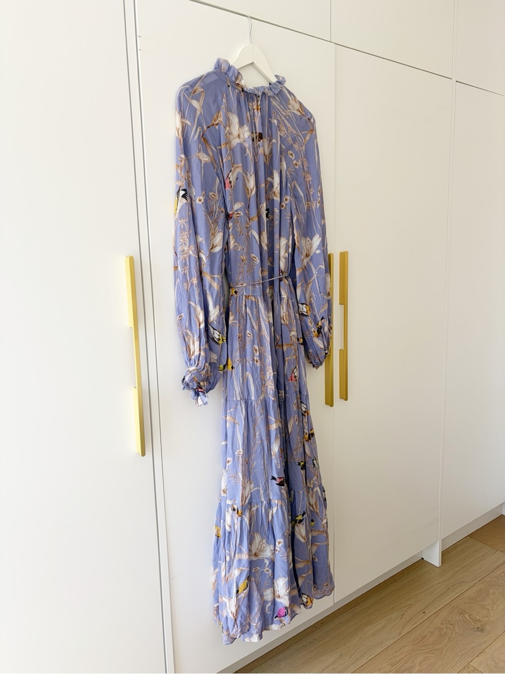BNWT Lavender Floral Tiered Maxi Dress - Women - Picture 4 of 9